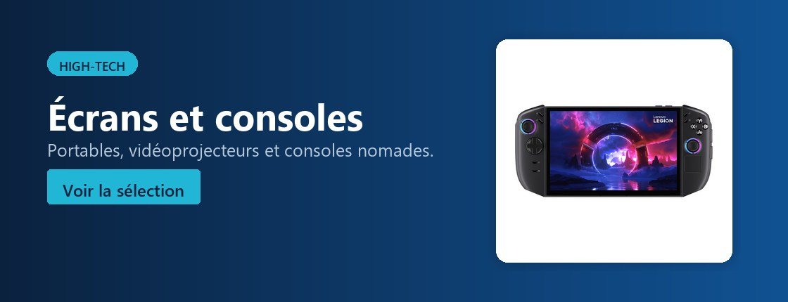 High-tech : ordinateurs portables, vidéoprojecteurs et consoles