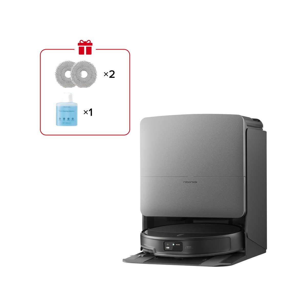 ROBOROCK Saros 20X Aspirateur robot (noir)